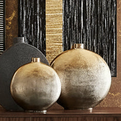 Metal Vase Set Of Two