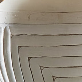 White Mango Wood Vase