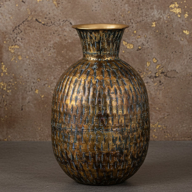 Large Metal Vase