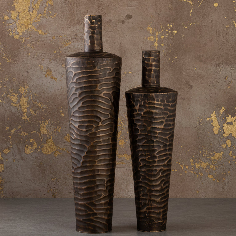 Large Metal Vase