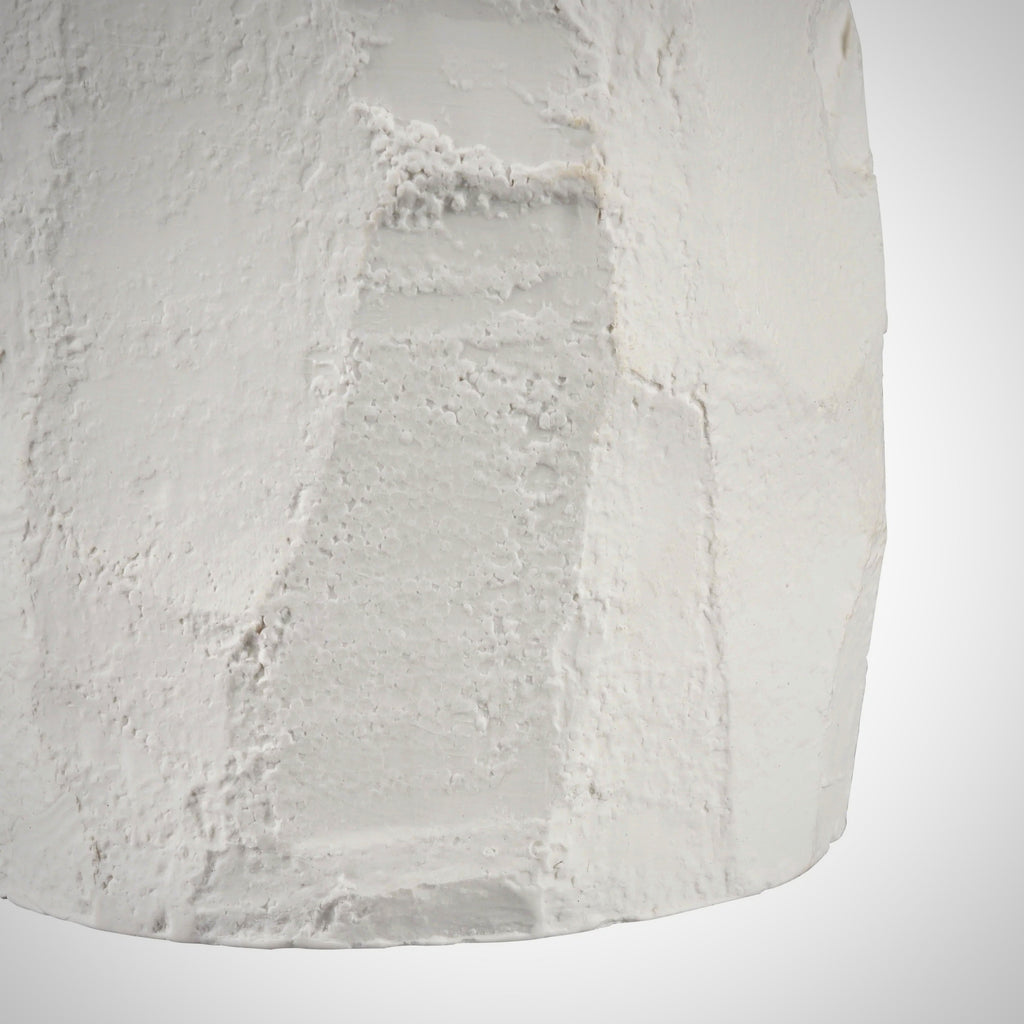 Large White Bag Ceramic Vase