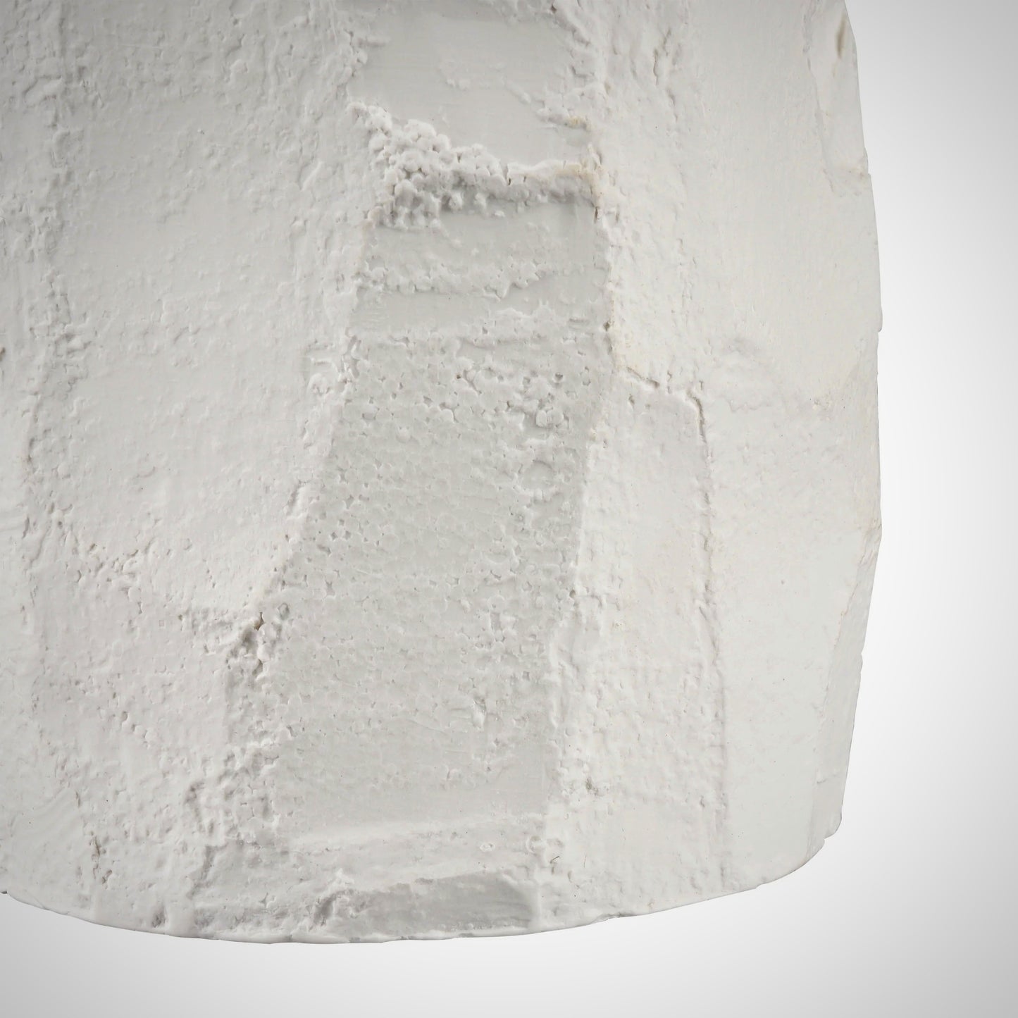 Large White Bag Ceramic Vase